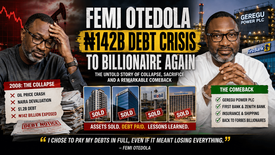Femi Otedola Opens Up on His ₦142 Billion Debt Ordeal